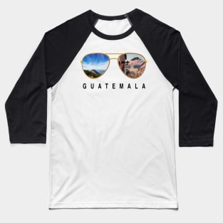 Guatemala Sunglasses Baseball T-Shirt